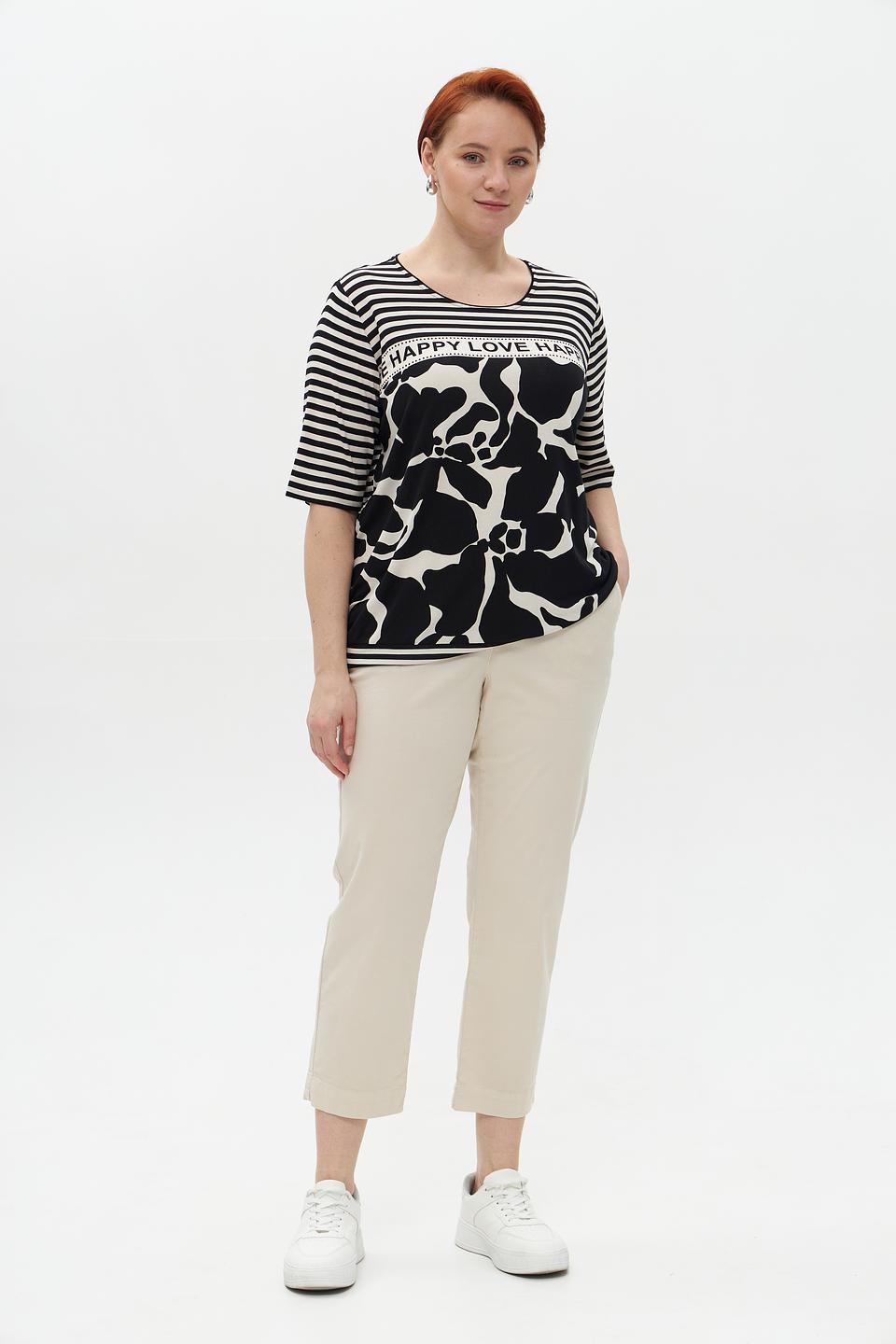 Футболка Via Appia с цветочным принтом