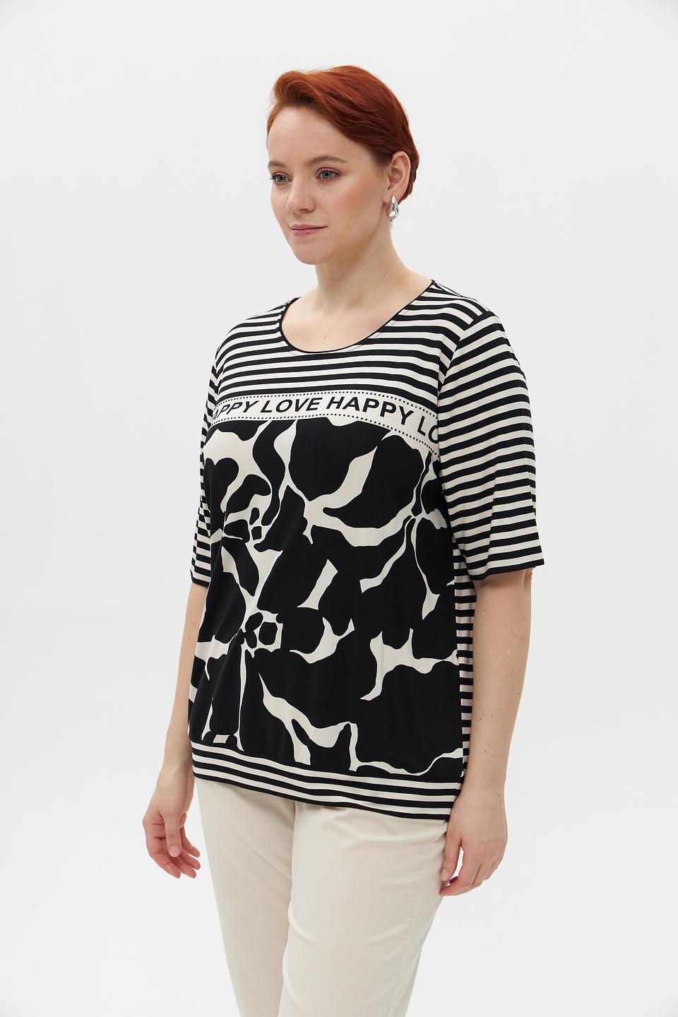 Футболка Via Appia с цветочным принтом