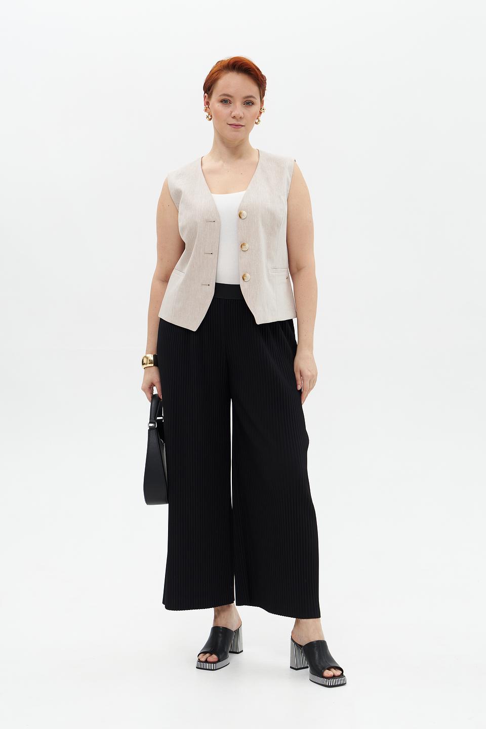 Брюки палаццо Via Appia чёрные