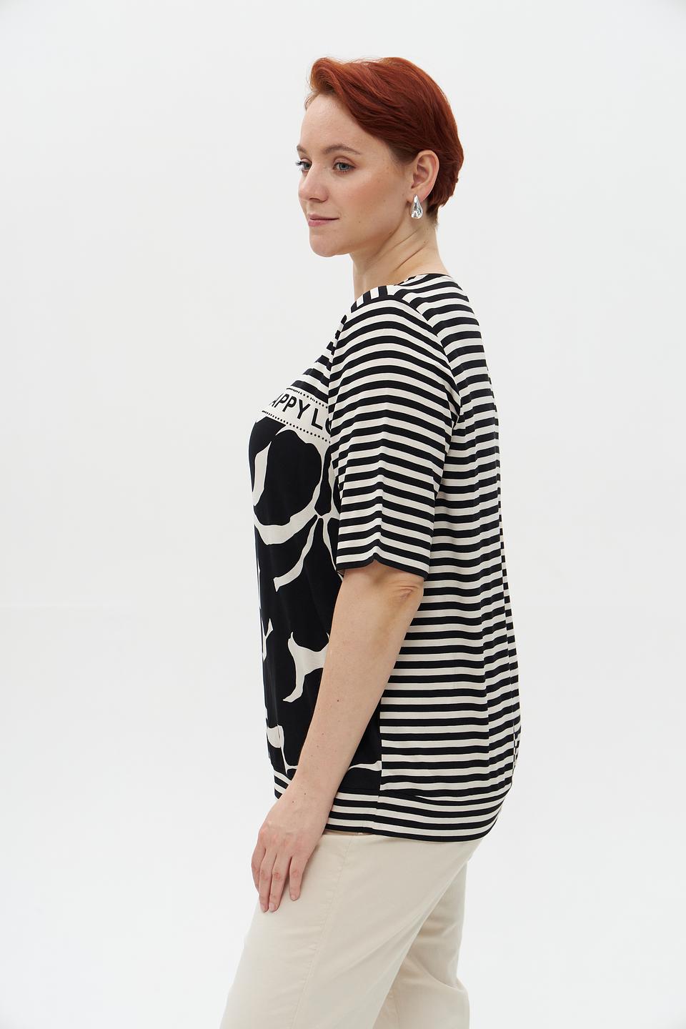 Футболка Via Appia с цветочным принтом