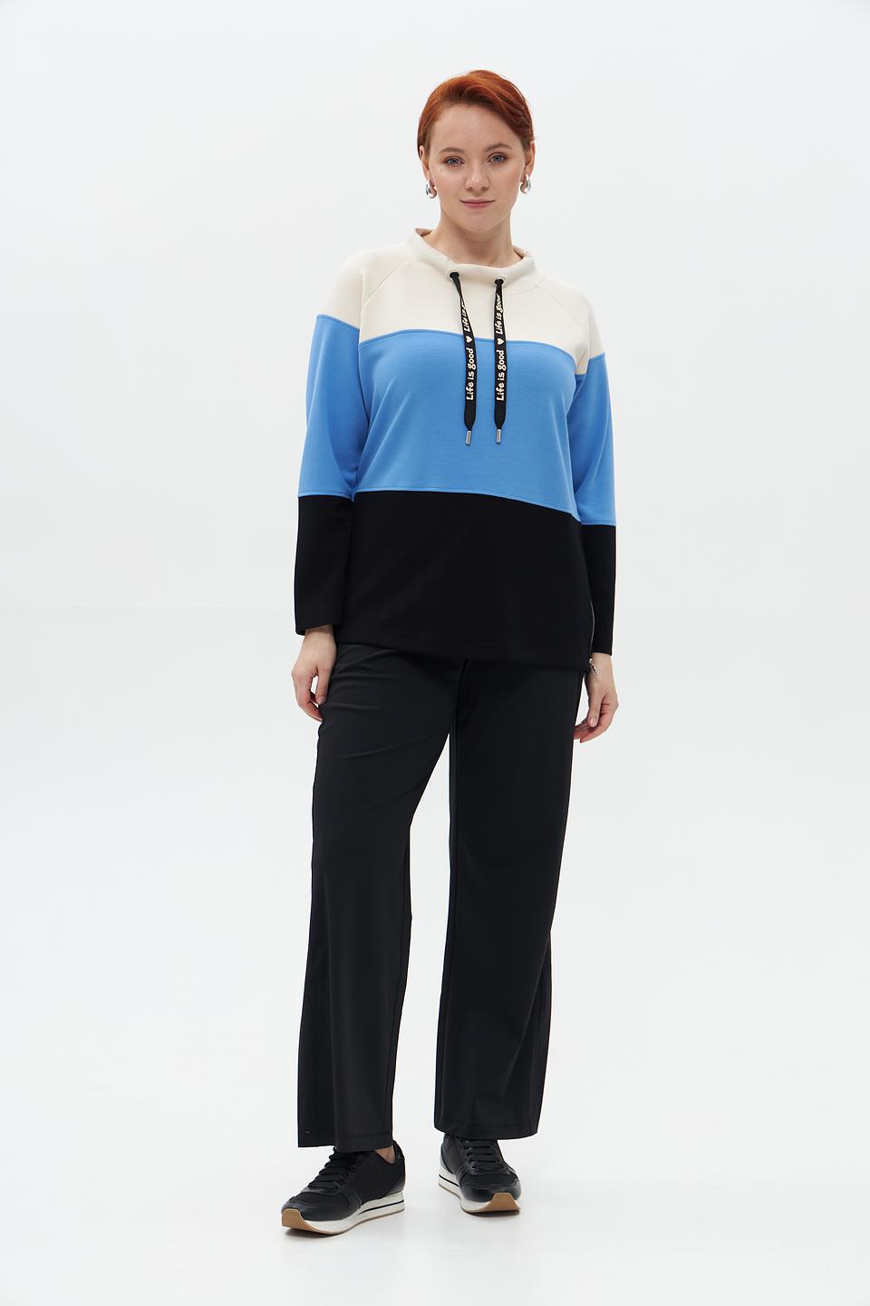 Пуловер Via Appia колор-блок