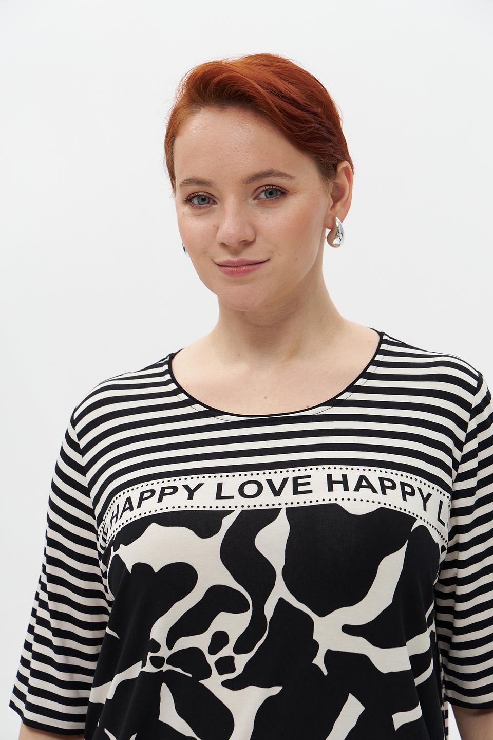 Футболка Via Appia с цветочным принтом