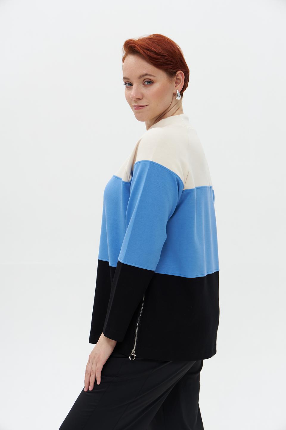 Пуловер Via Appia колор-блок