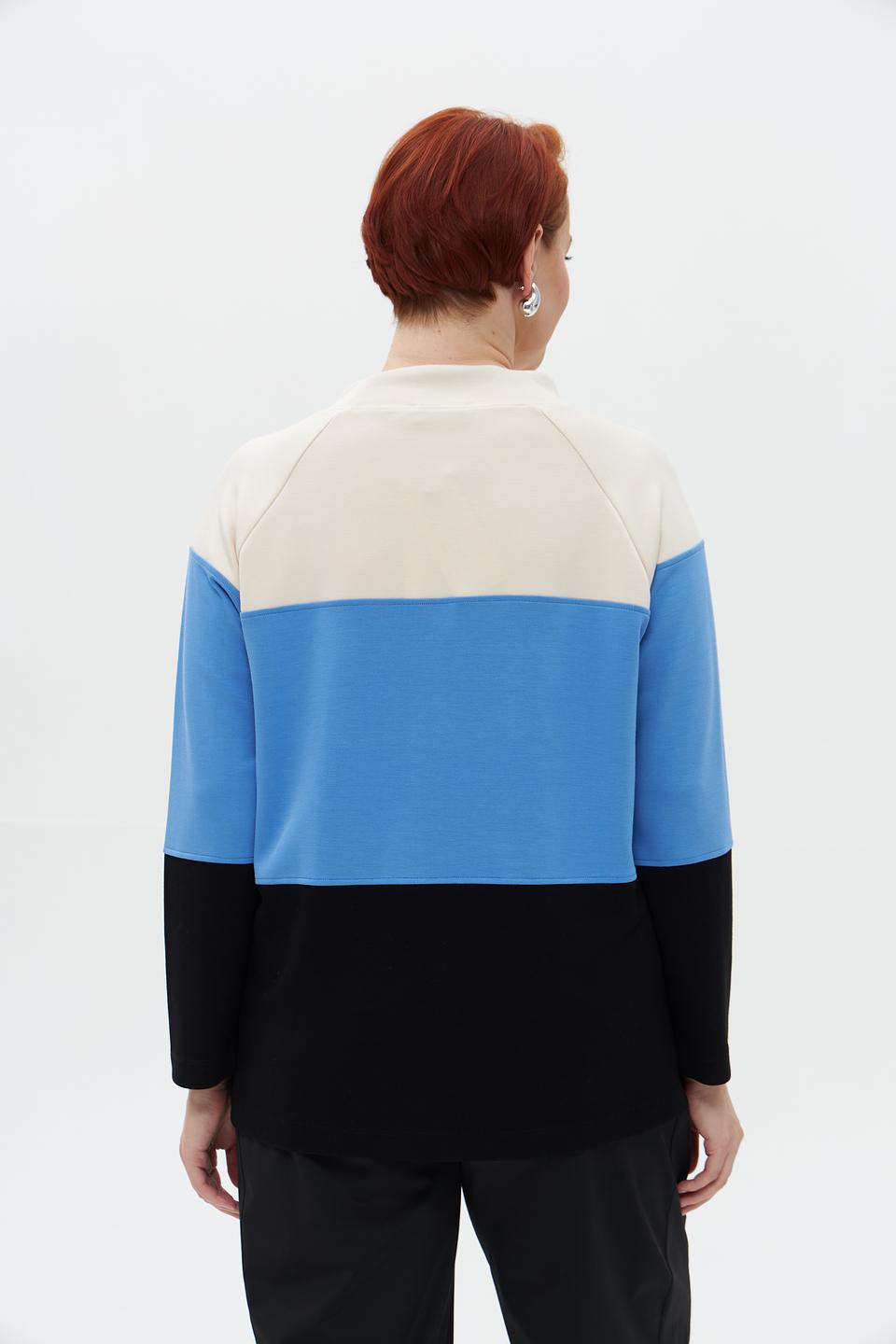 Пуловер Via Appia колор-блок