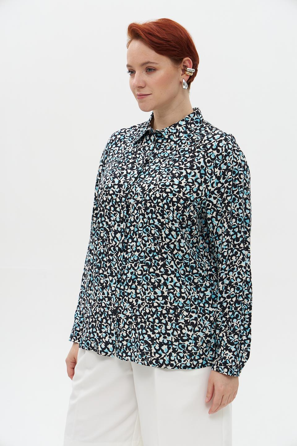 Блузка Lebek с принтом
