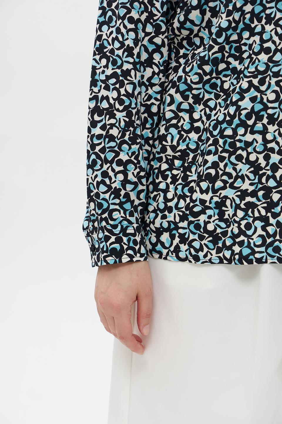 Блузка Lebek с принтом