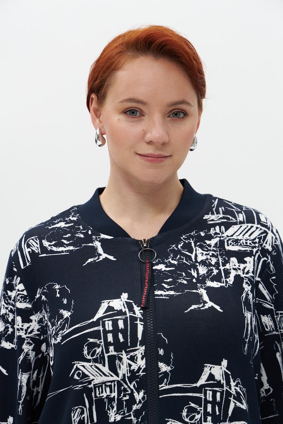 Жакет Frapp с принтом