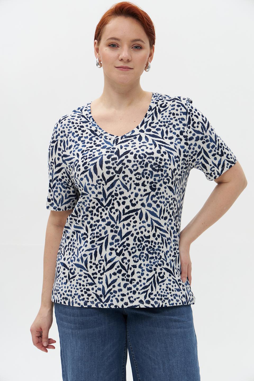 Футболка Lebek с принтом