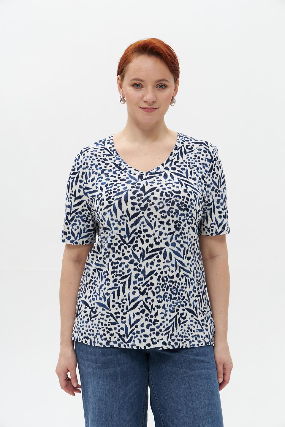 Футболка Lebek с принтом