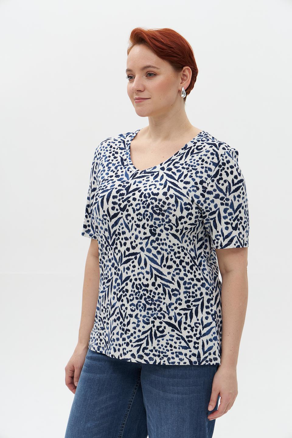 Футболка Lebek с принтом