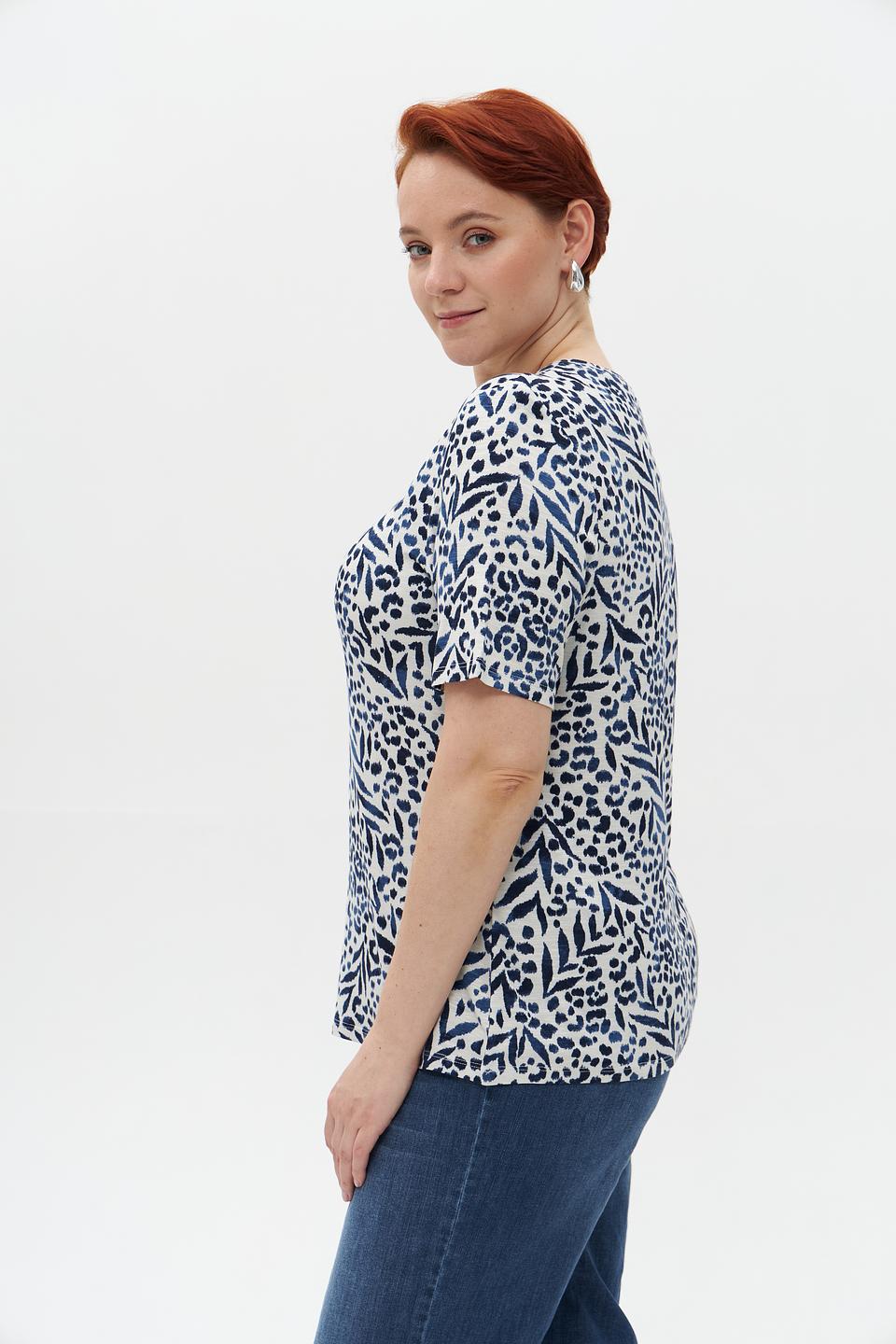 Футболка Lebek с принтом