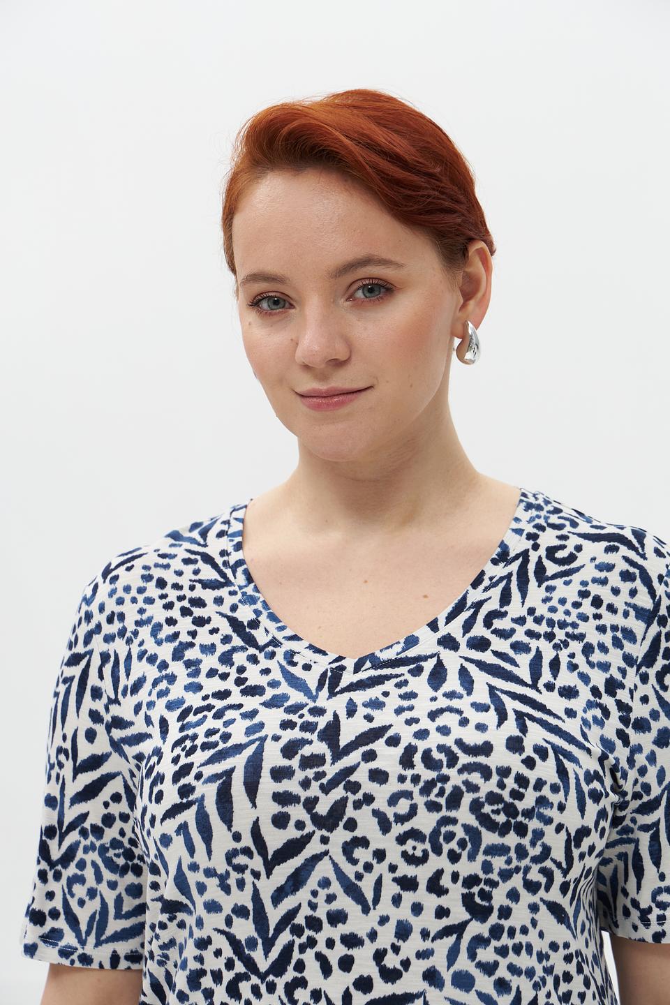 Футболка Lebek с принтом