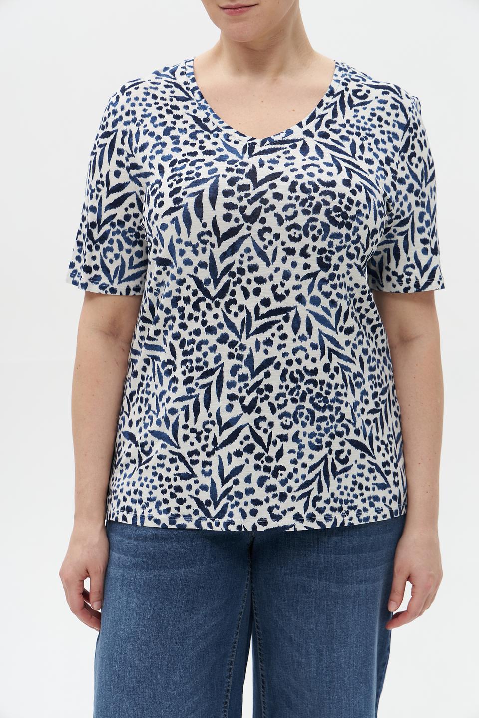 Футболка Lebek с принтом