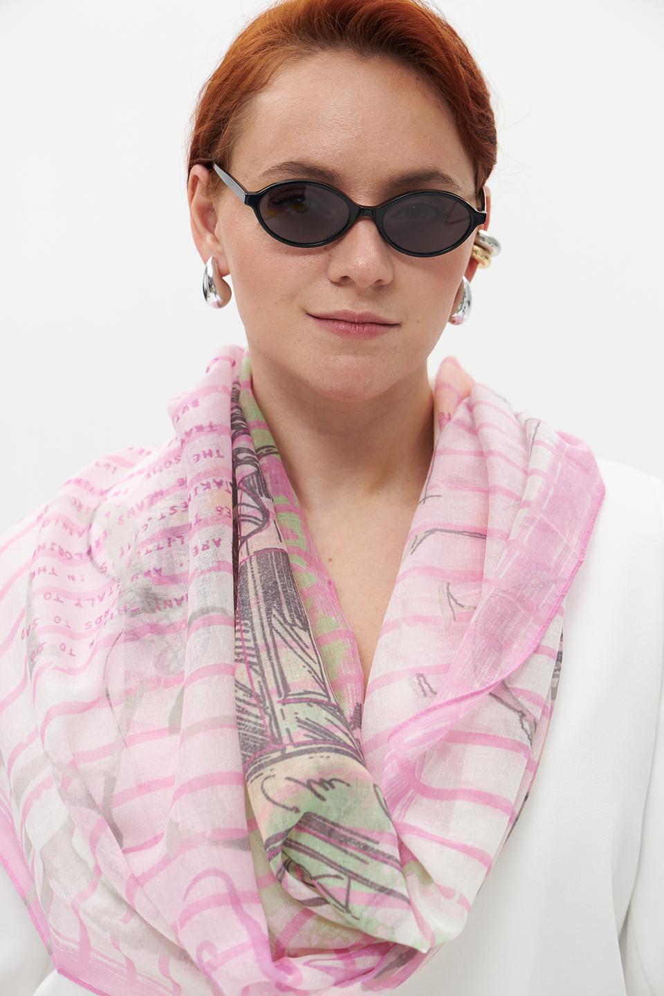 Шарф Bianca с принтом "Париж"