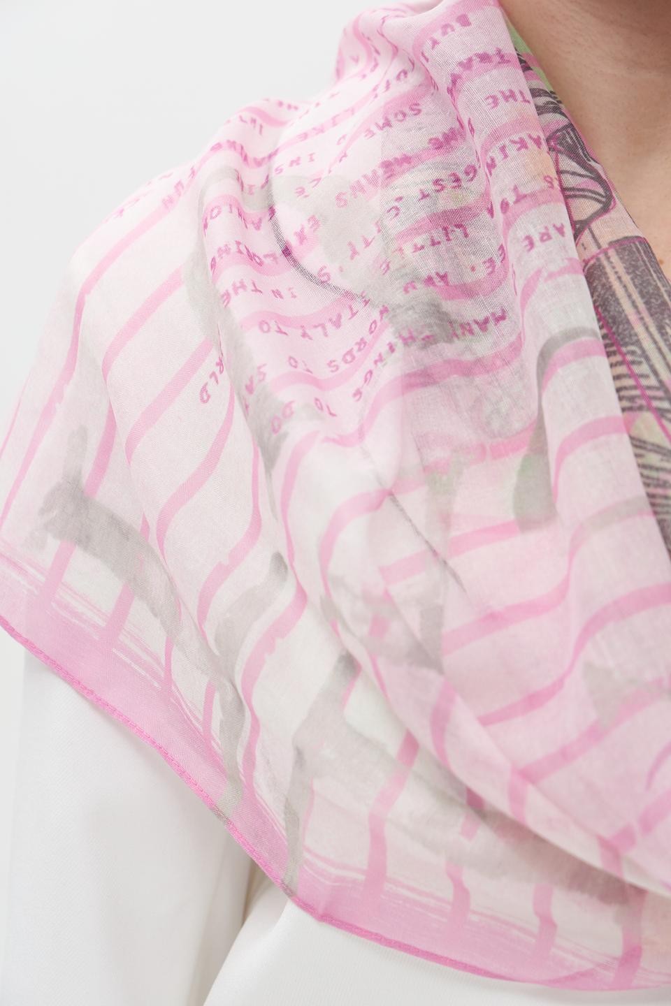 Шарф Bianca с принтом "Париж"