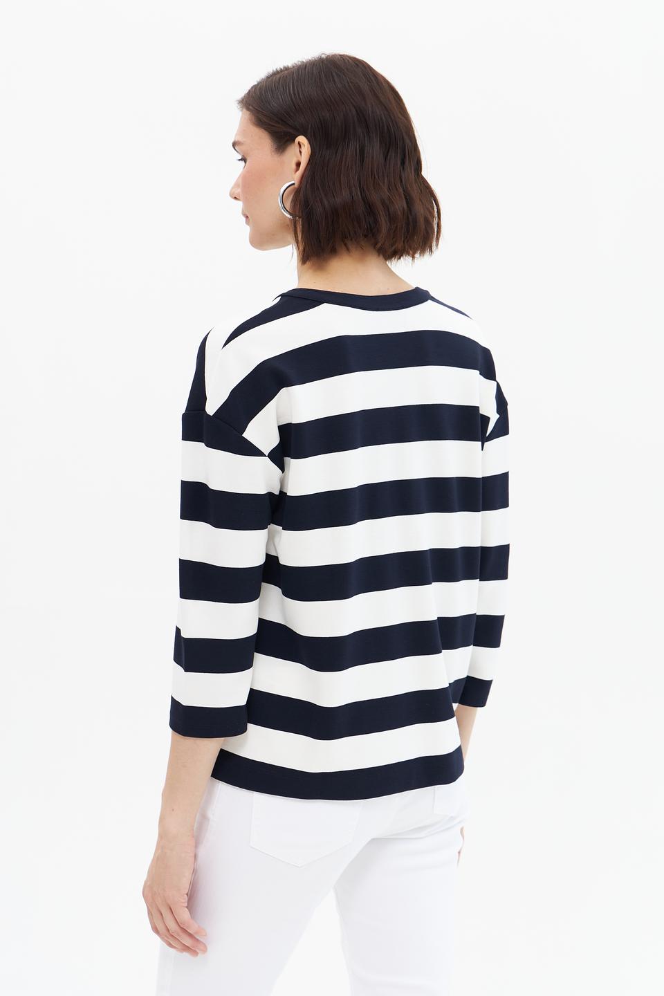 Лонгслив Monari в полоску