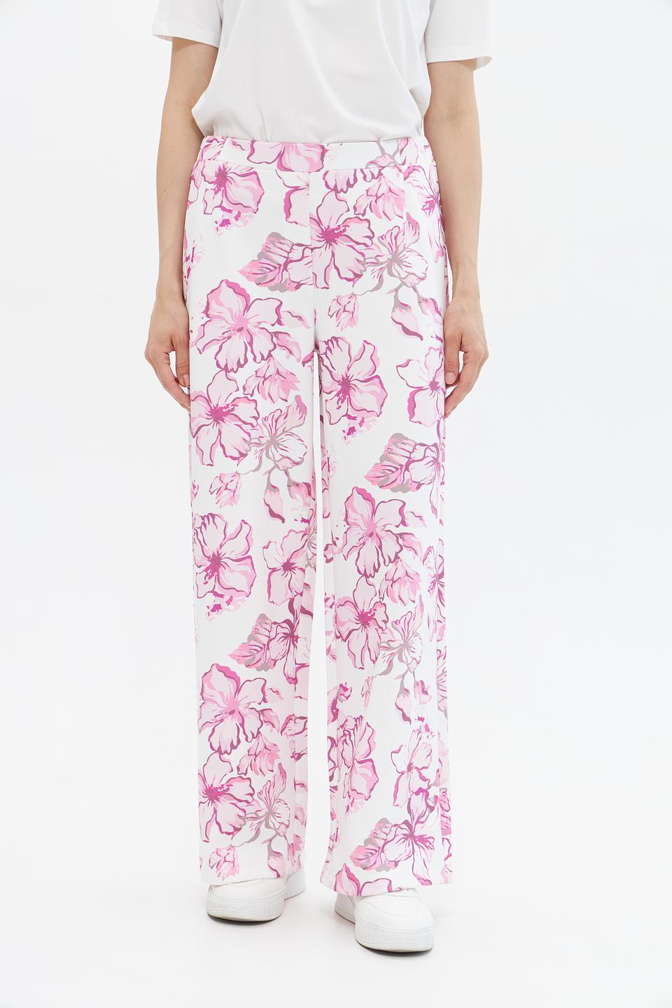 Брюки Monari с цветочным принтом