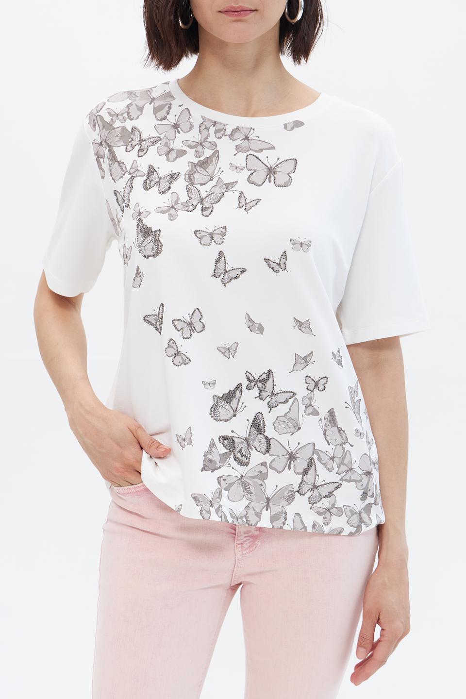 Футболка Monari с бабочками