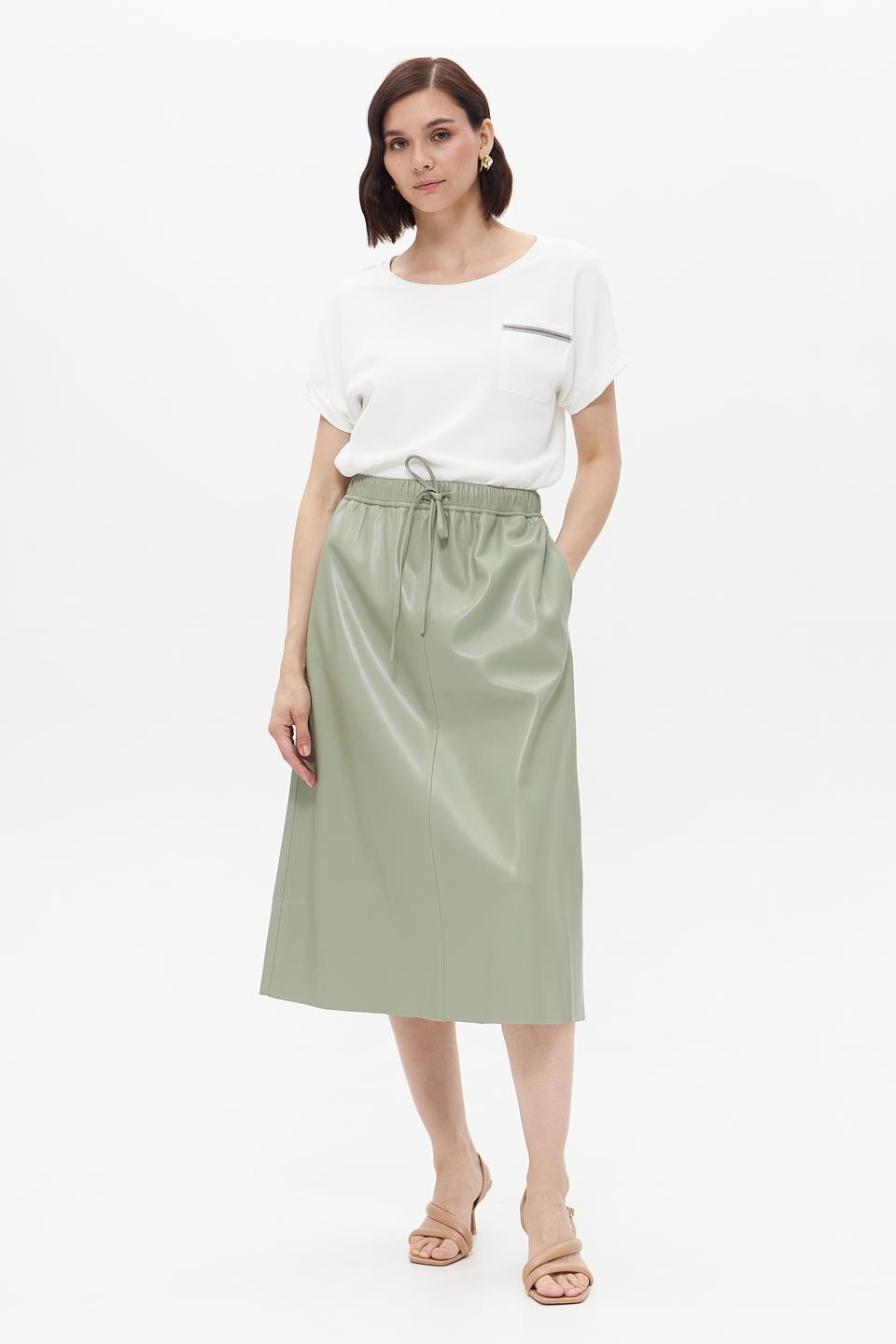 Блуза Tuzzi с карманом белая