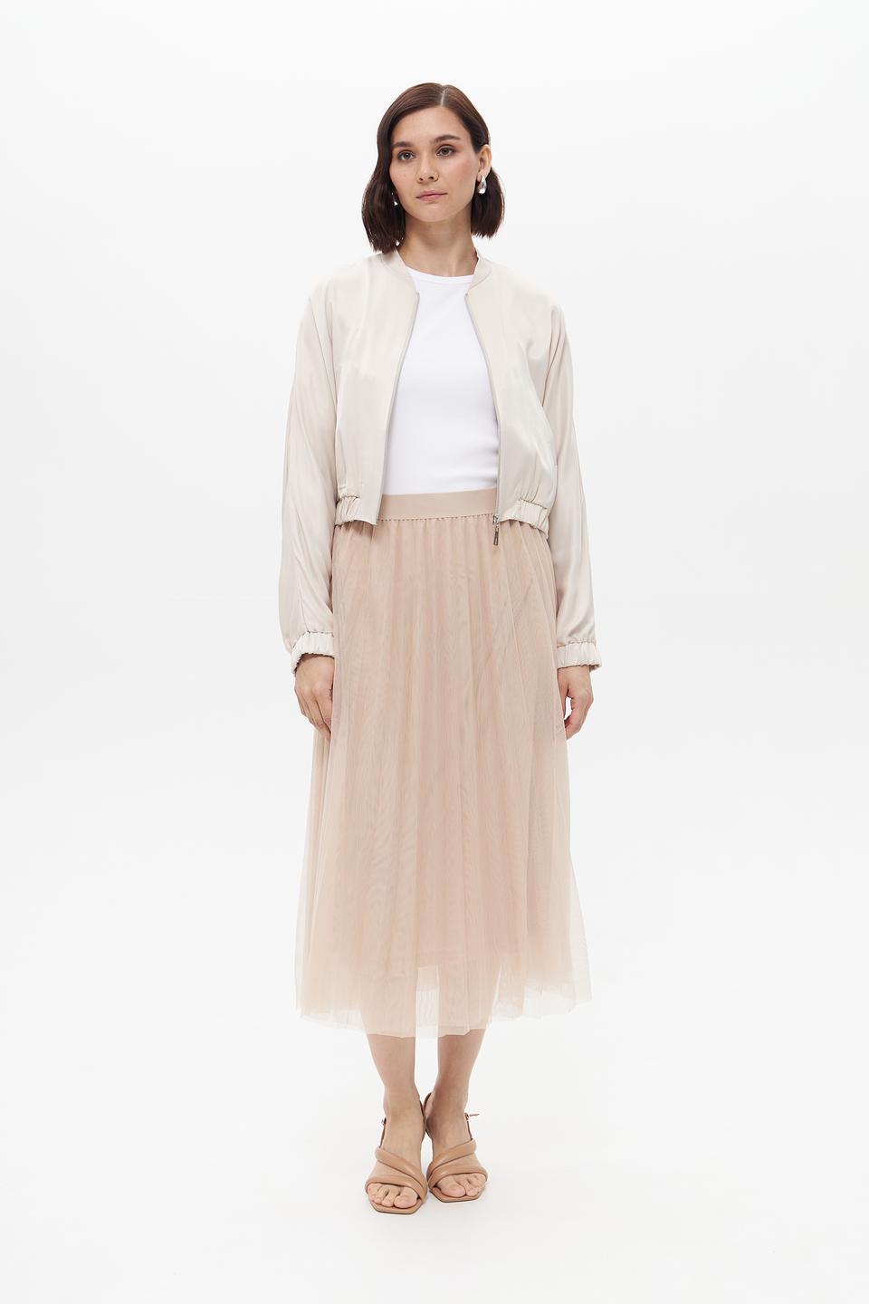 Юбка Betty and Co плиссе бежевая