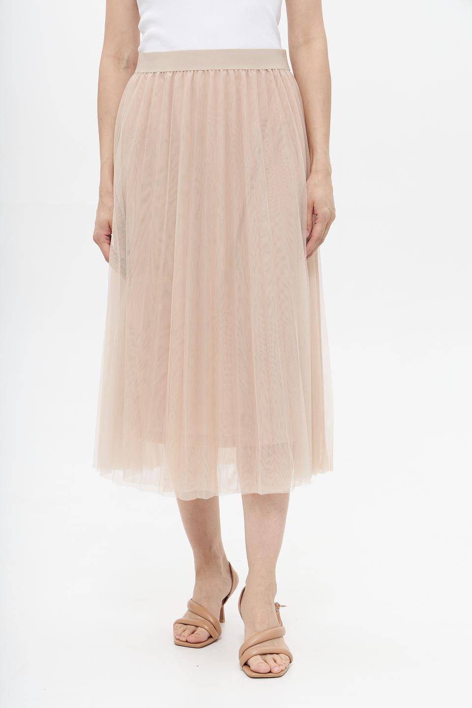 Юбка Betty and Co плиссе бежевая