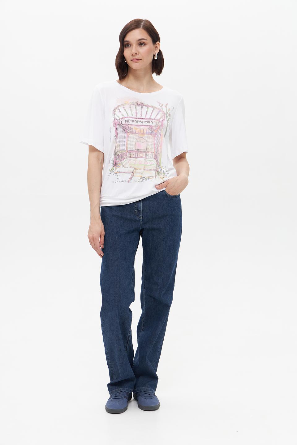 Джинсы ZRS прямого кроя синие