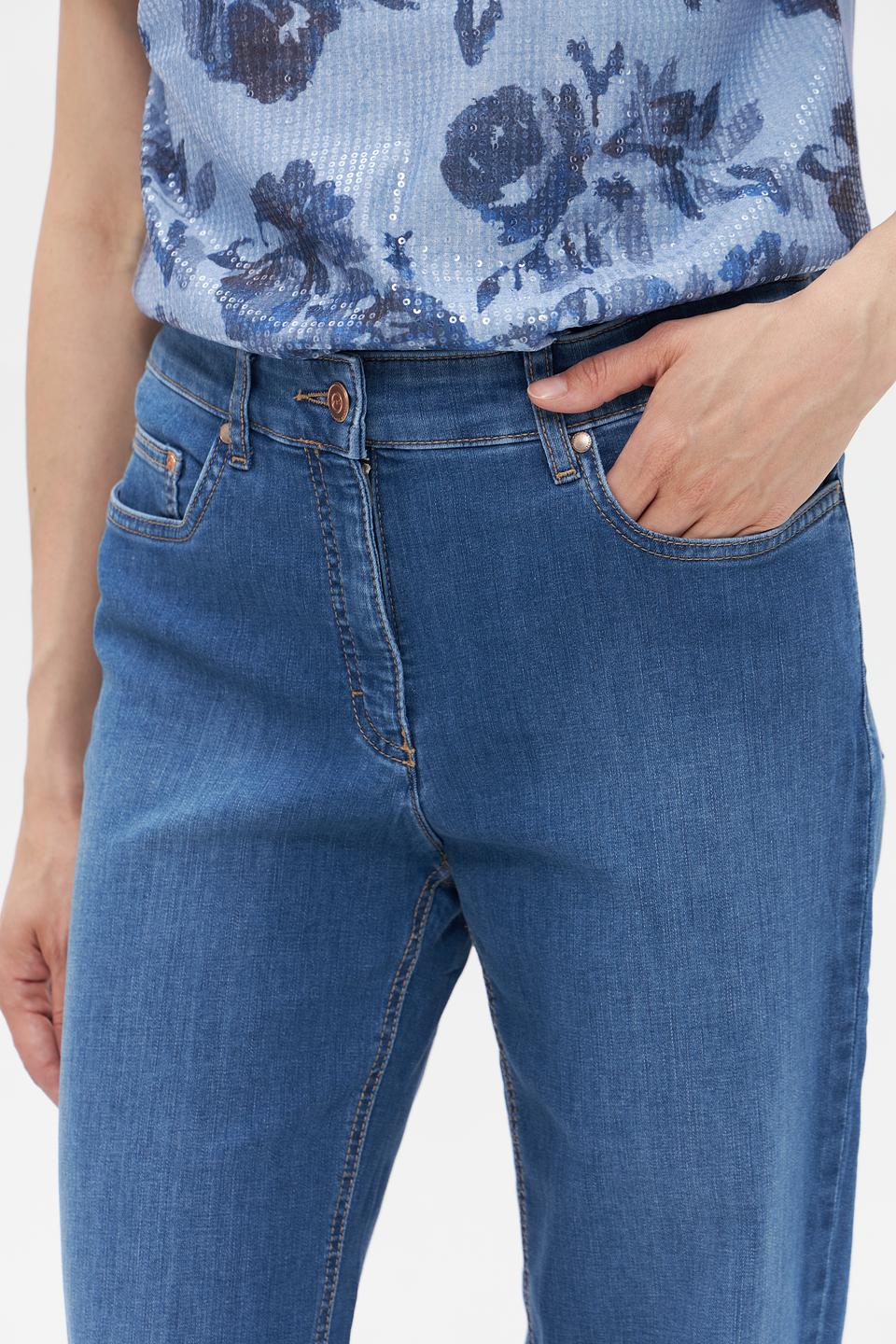 Джинсы ZRS прямого кроя синие