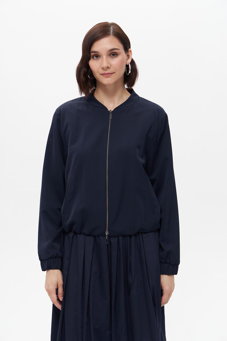 Жакет Bianca бомбер тёмно-синий