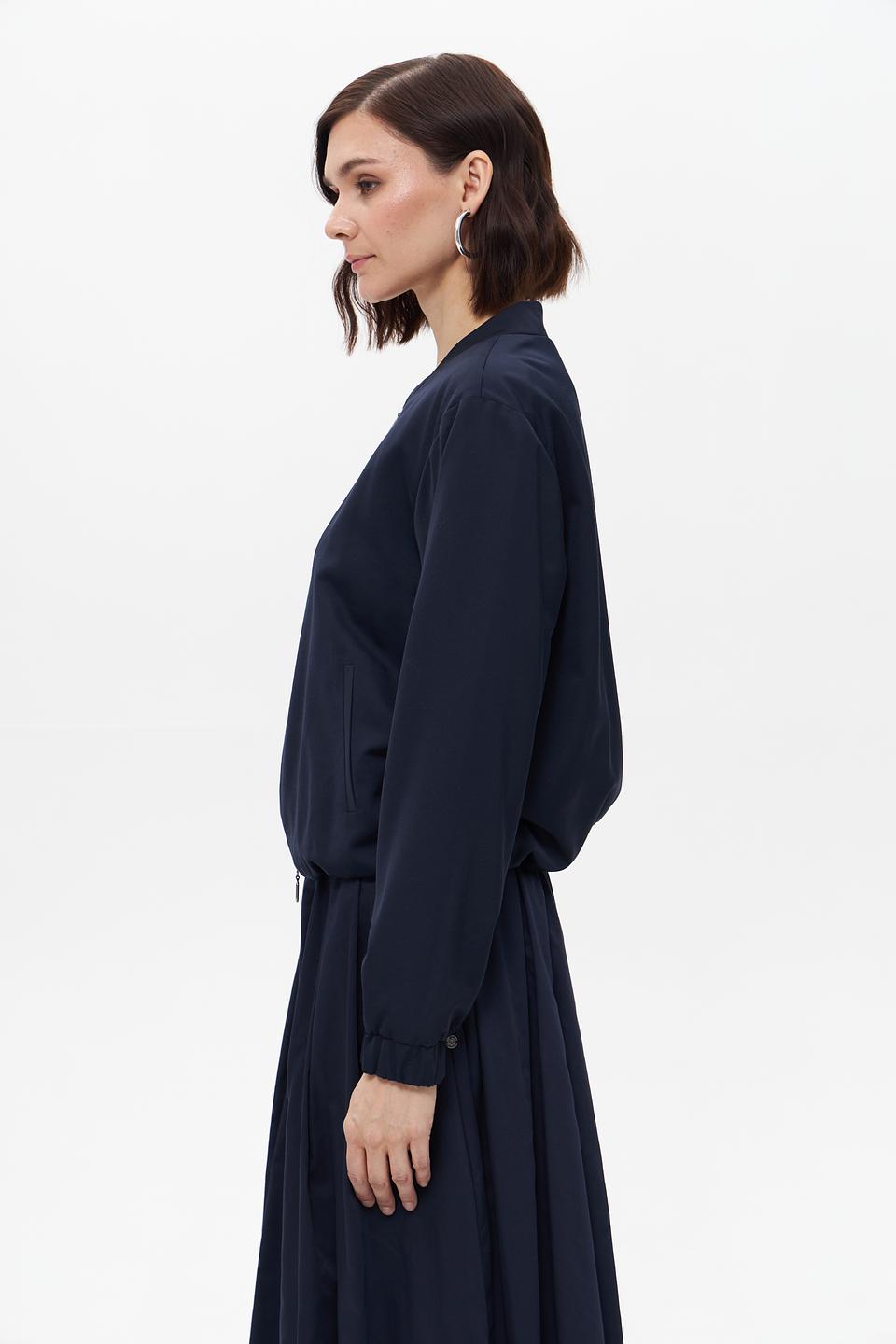 Жакет Bianca бомбер тёмно-синий