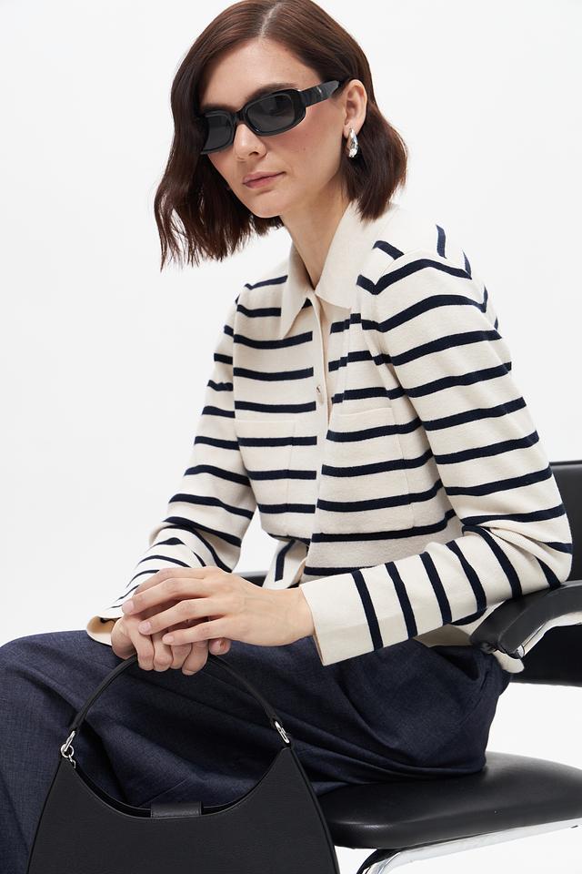 Жакет Oui в полоску