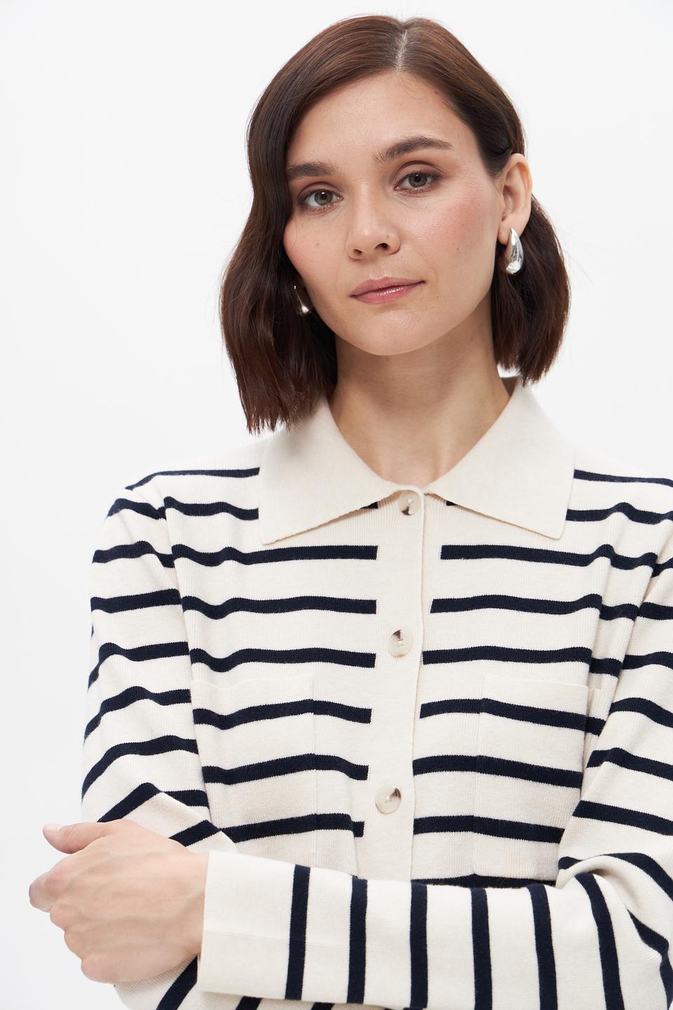 Жакет Oui в полоску