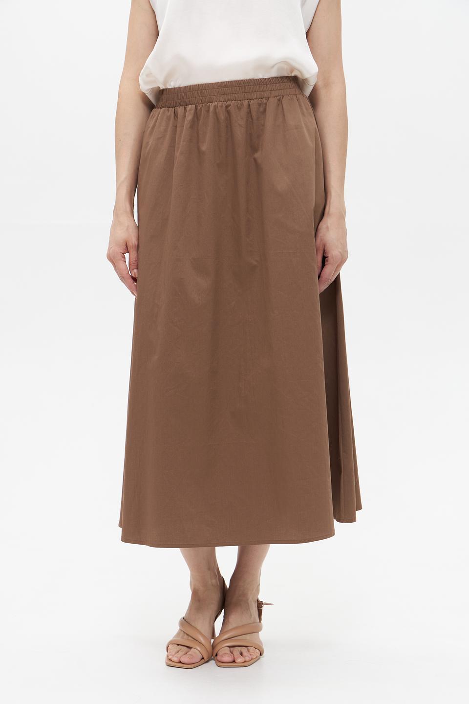 Юбка UNQ женская коричневая