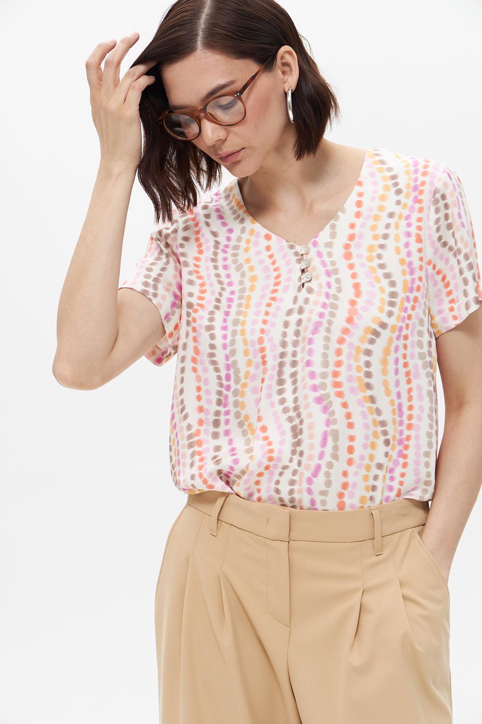 Блуза Bianca с принтом