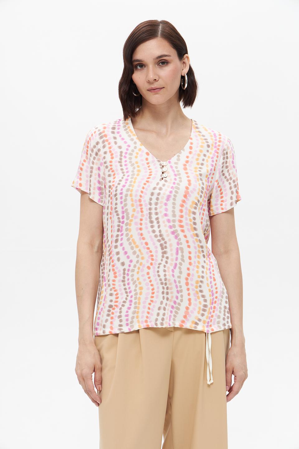 Блуза Bianca с принтом