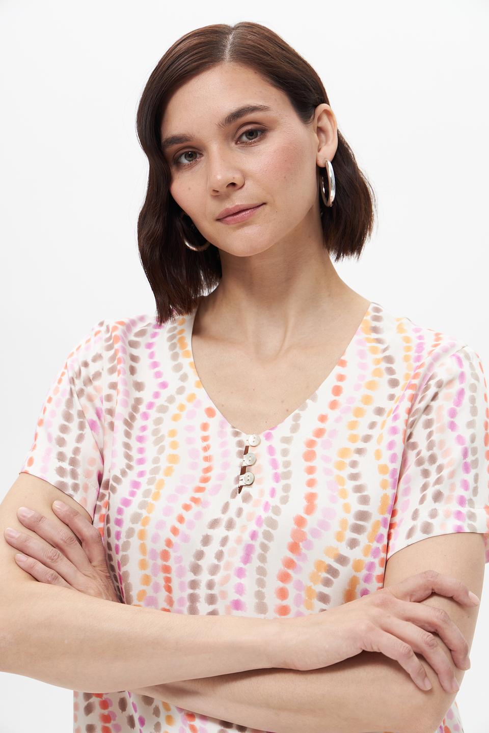 Блуза Bianca с принтом