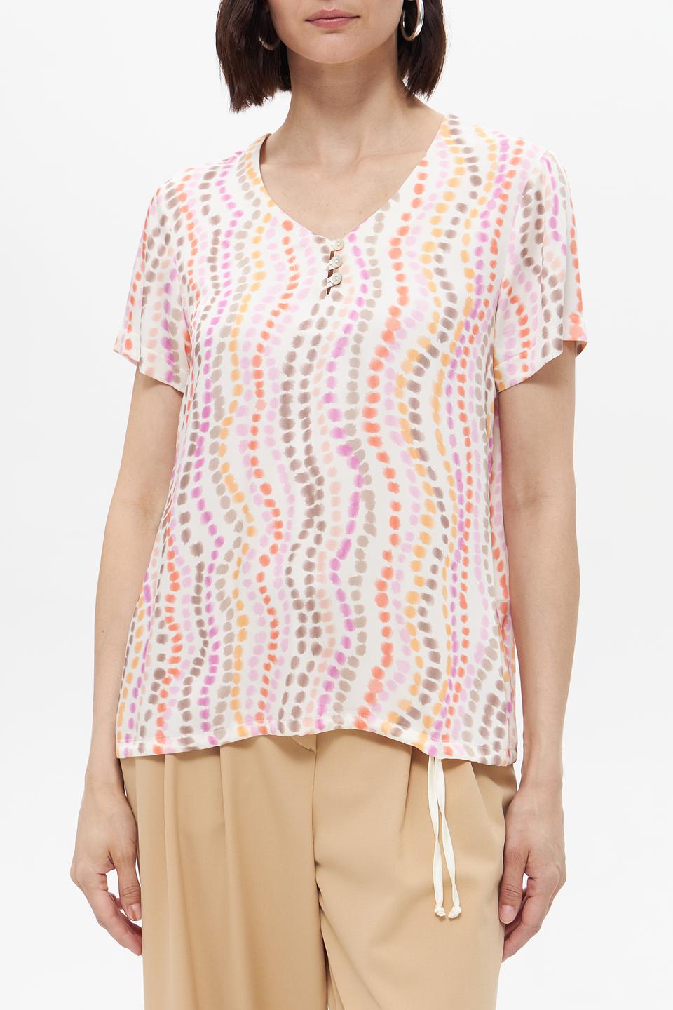 Блуза Bianca с принтом