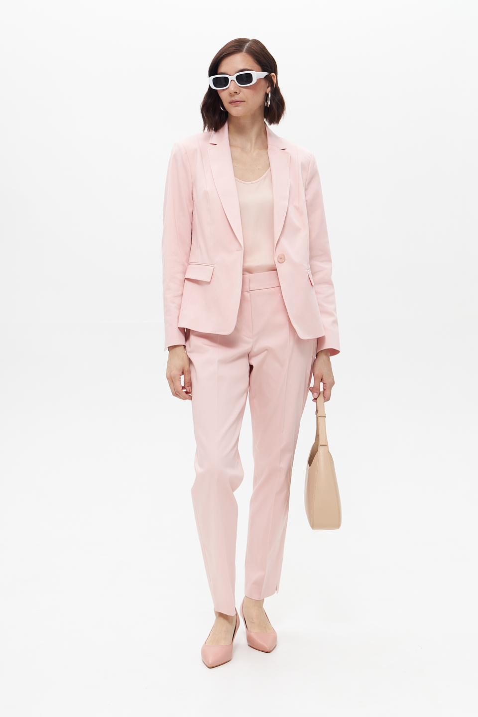 Брюки классические Bianca пудровые