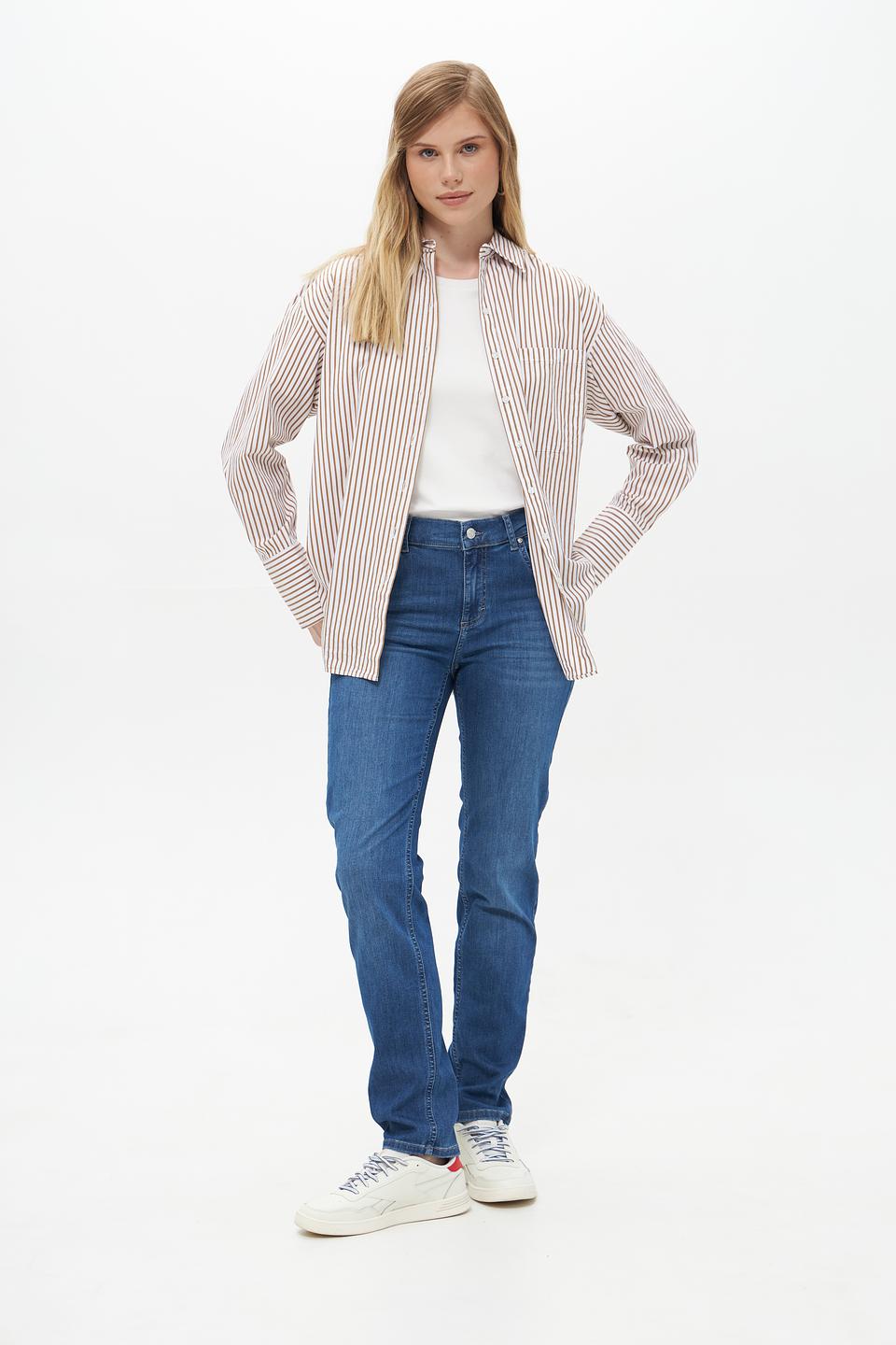 Джинсы Angels прямые синие