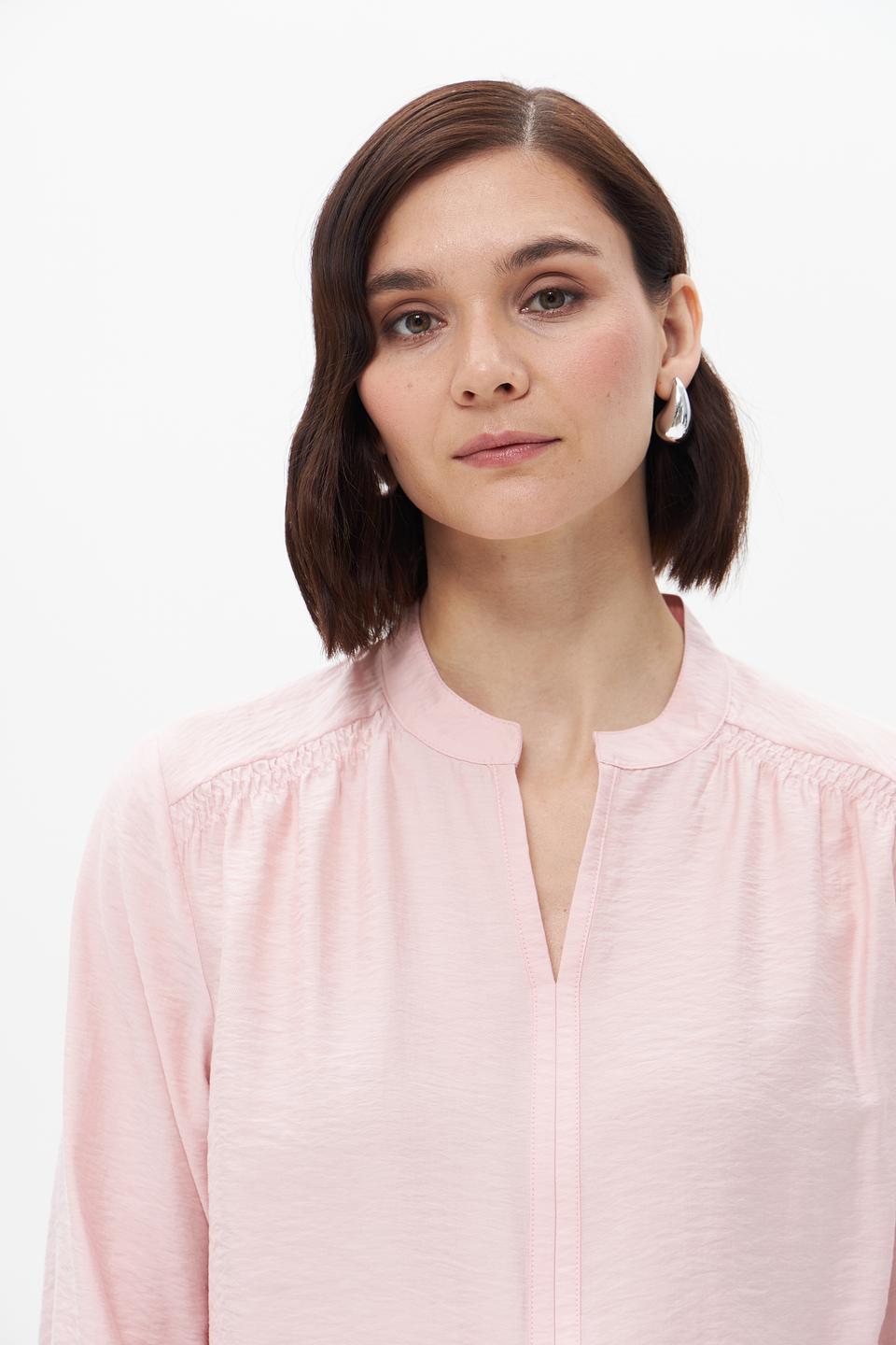 Блуза Bianca с рукавами-фонариками