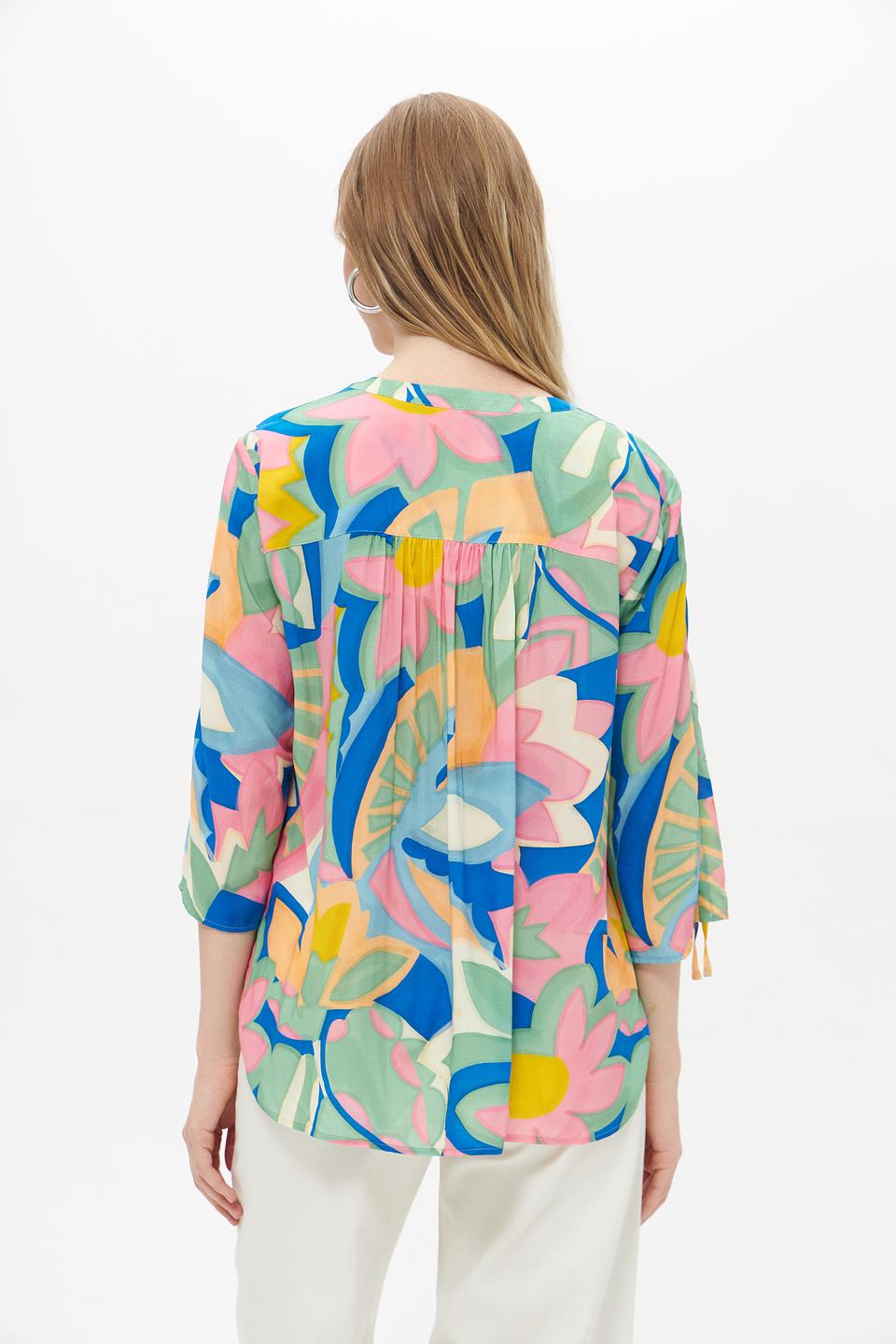 Блузка Lecomte с цветочным принтом