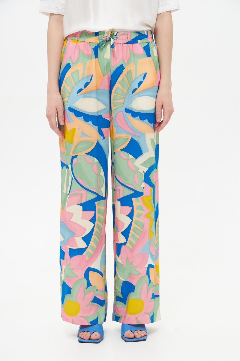 Брюки Lecomte с цветочным принтом