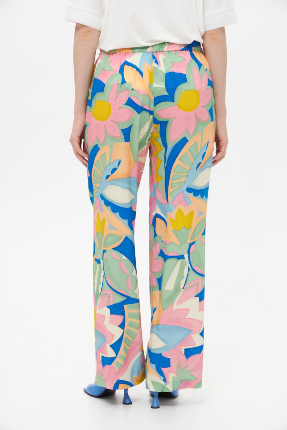 Брюки Lecomte с цветочным принтом