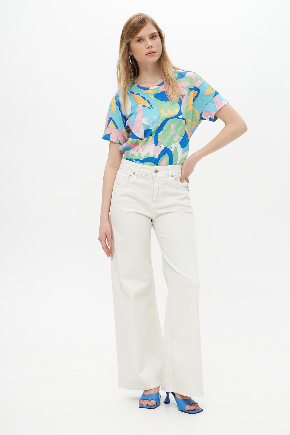 Футболка Lecomte с принтом