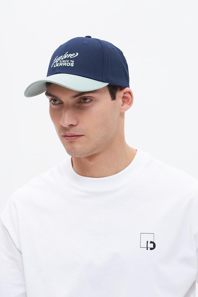 Бейсболка Lerros синяя с козырьком