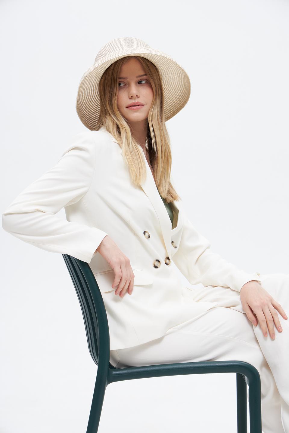 Шляпа Seeberger соломенная бежевая