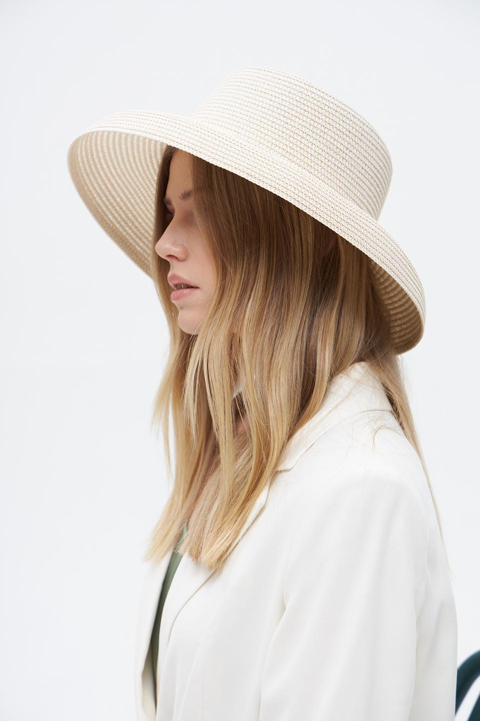 Шляпа Seeberger соломенная бежевая