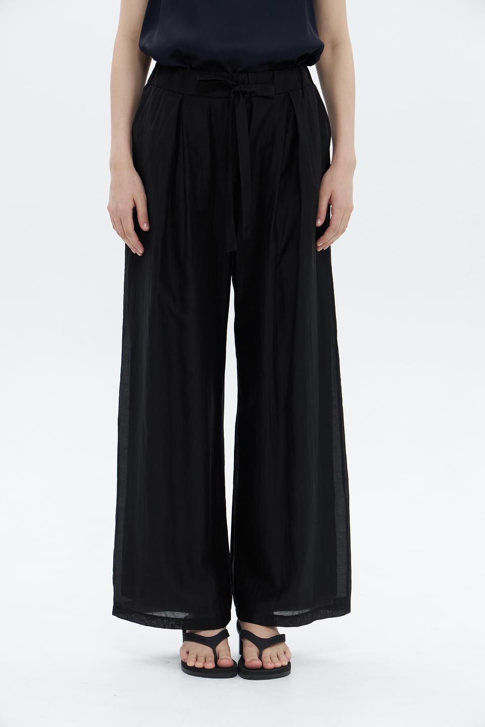 Брюки палаццо Croche чёрные