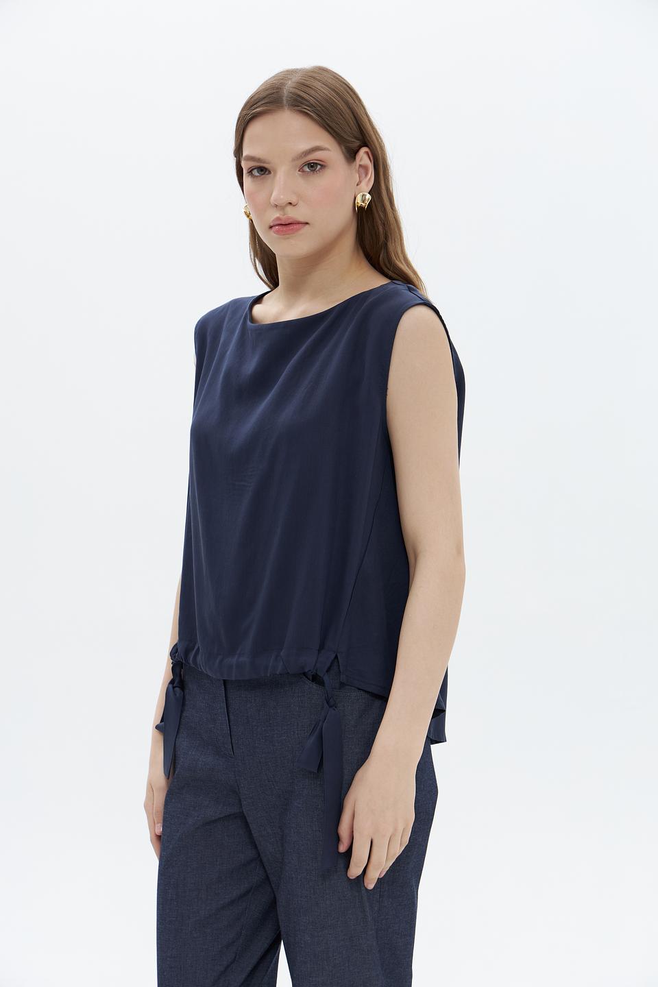 Топ Croche с завязками