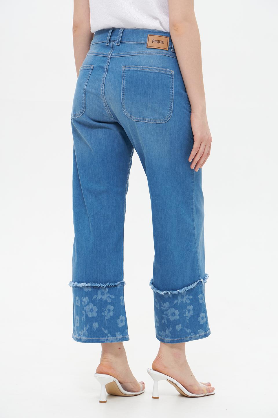 Джинсы палаццо Angels с вышивкой