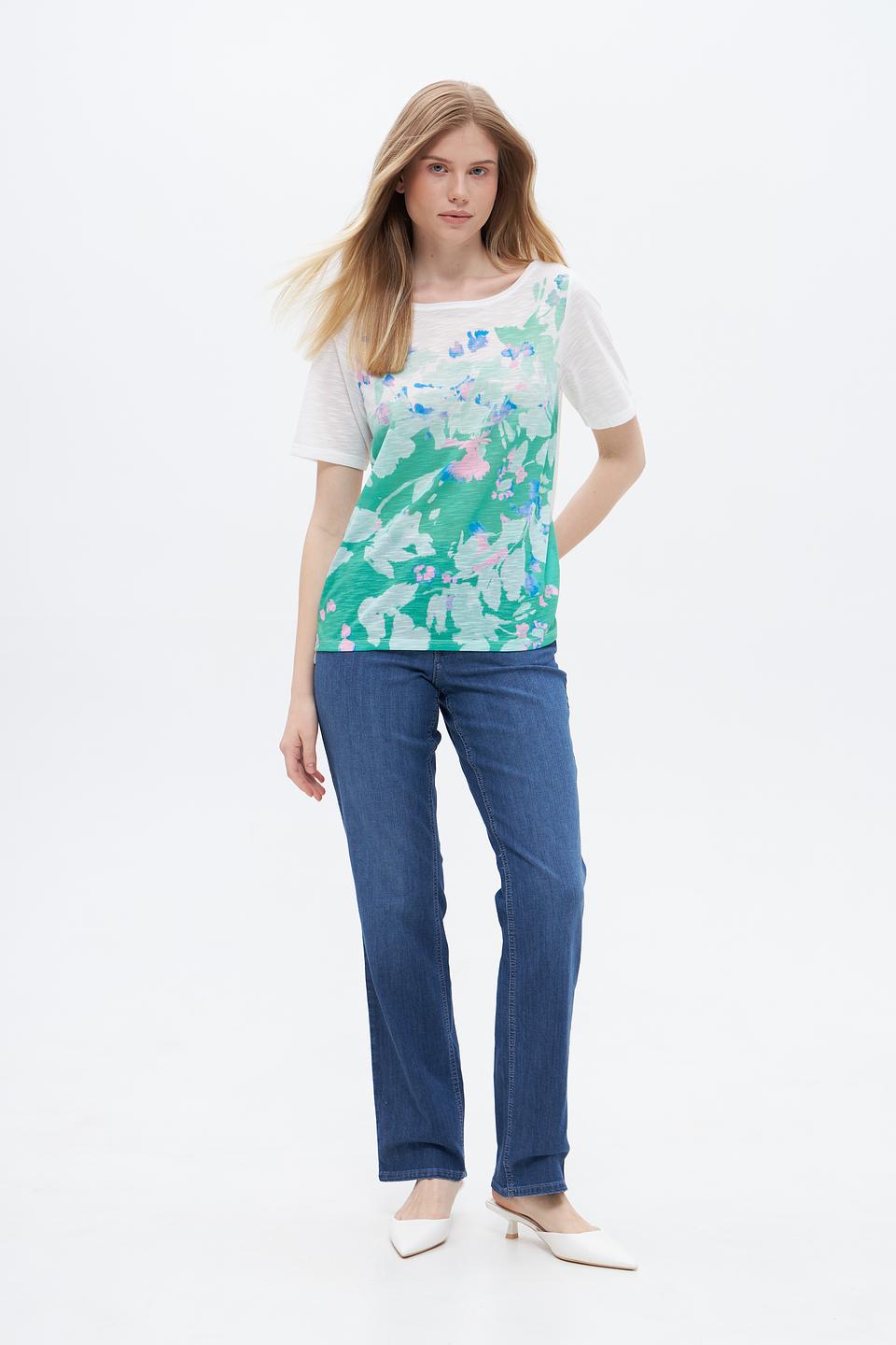 Футболка Taifun с цветочным принтом